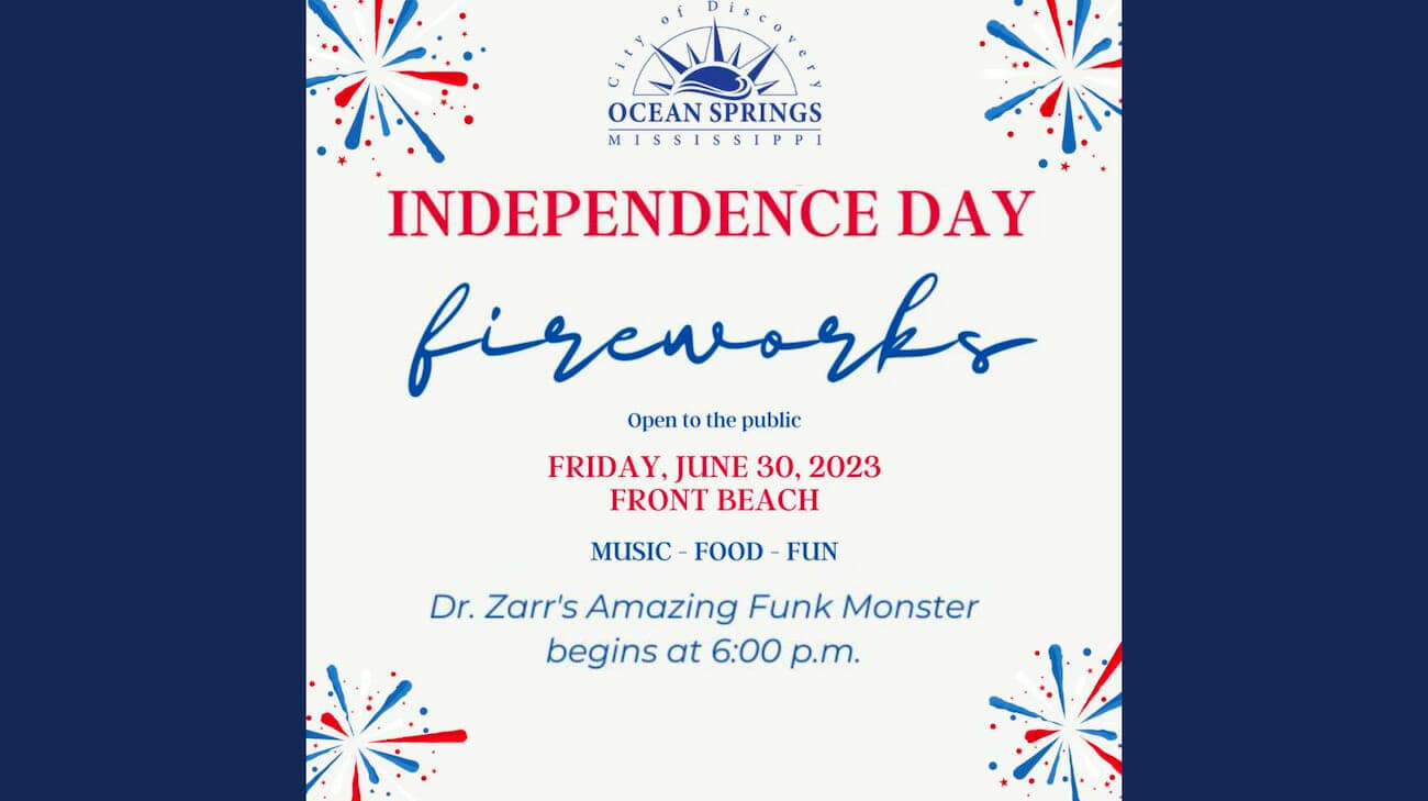 Ocean Springs Independence Day Fireworks Ocean Springs Independence Day Fireworks