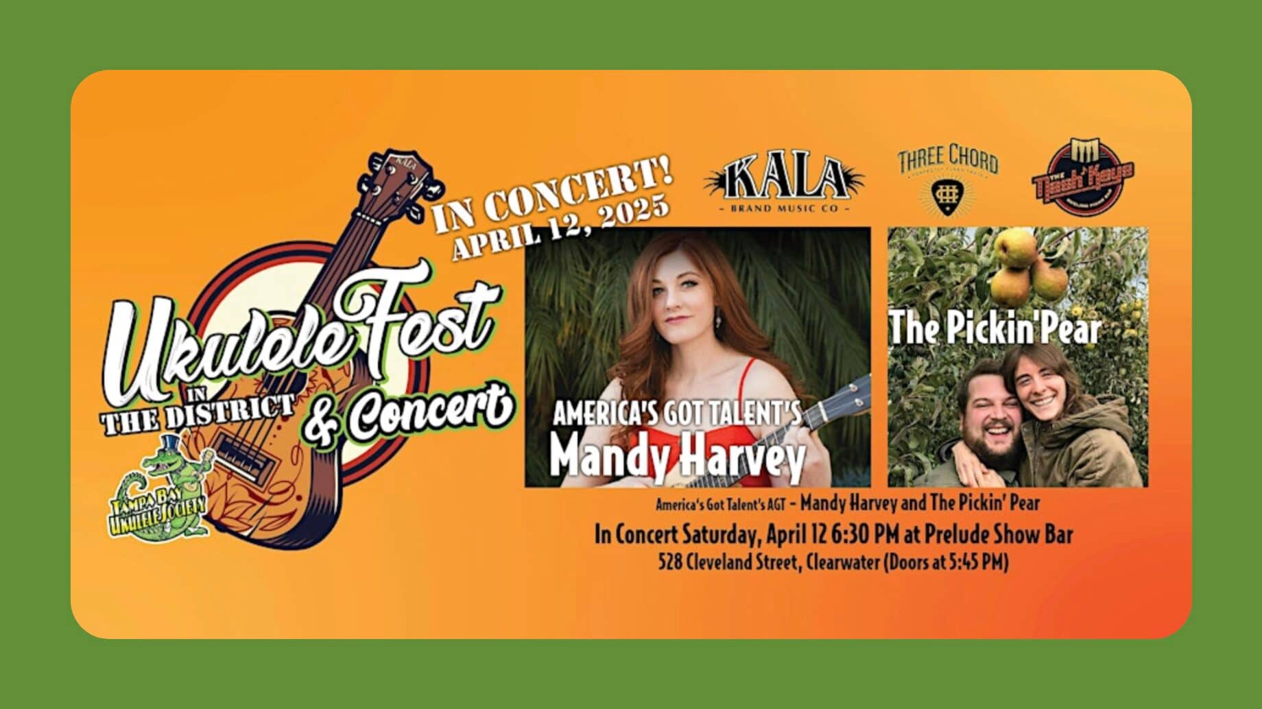 HUGS Ukulele Festival Presents Mandy Harvey HUGS Ukulele Festival Presents Mandy Harvey