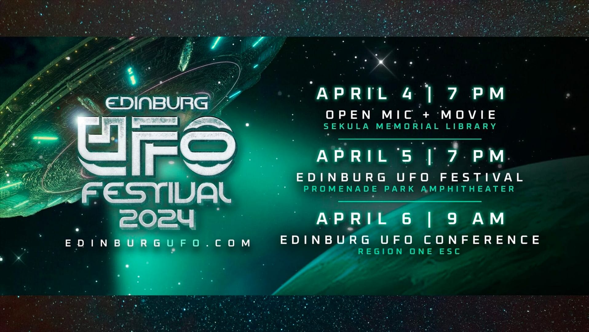 Edinburg UFO Festival & Conference Go Gulf States