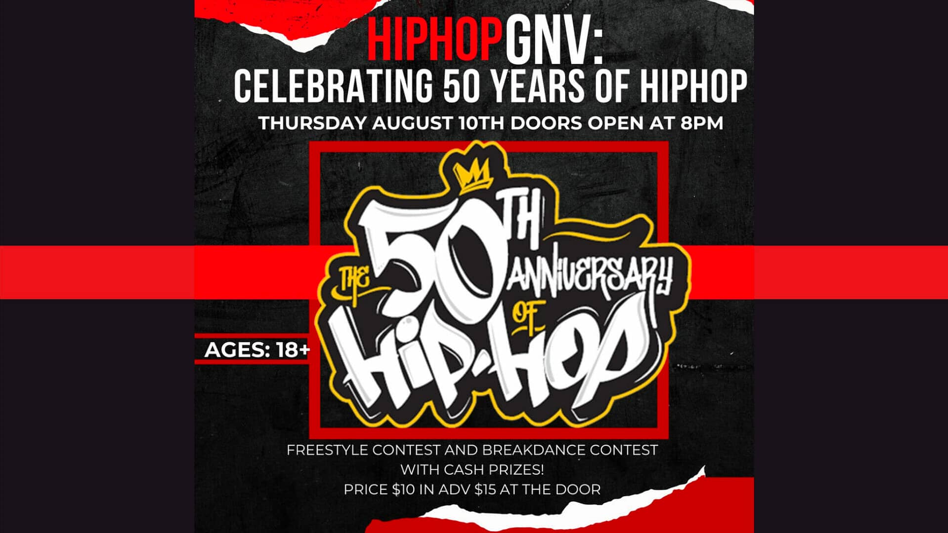 50 Years of HipHop Go Gulf States