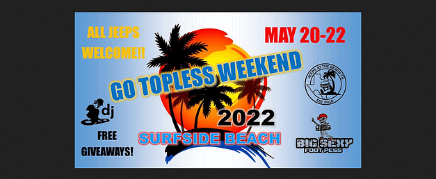 Go Topless Weekend at Surfside Beach