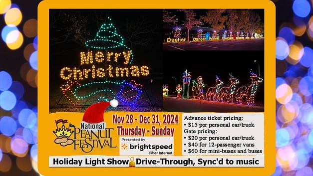 Brightspeed & National Peanut Fest Holiday Lights Spectacular