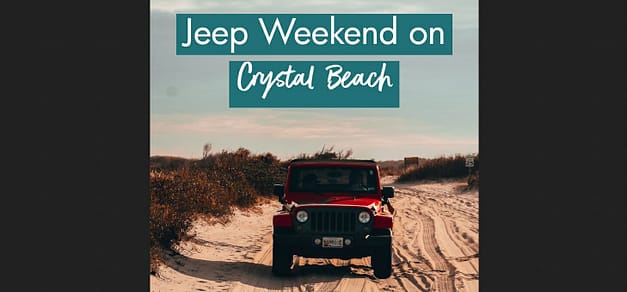 Jeep Weekend on Crystal Beach TX