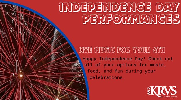 KRVS 4th of July Cajun Country Musical Celebrations