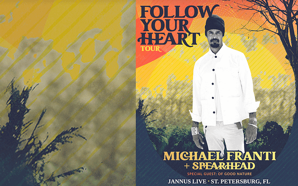 Michael Franti Follow Your Heart Tour in St. Pete