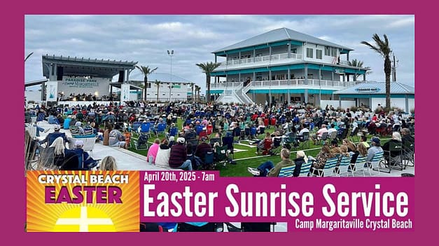 Easter Sunrise Service on Crystal Beach