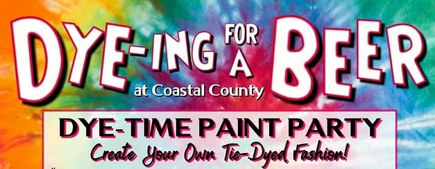DYE-ing for a BEER Tie Dye Party