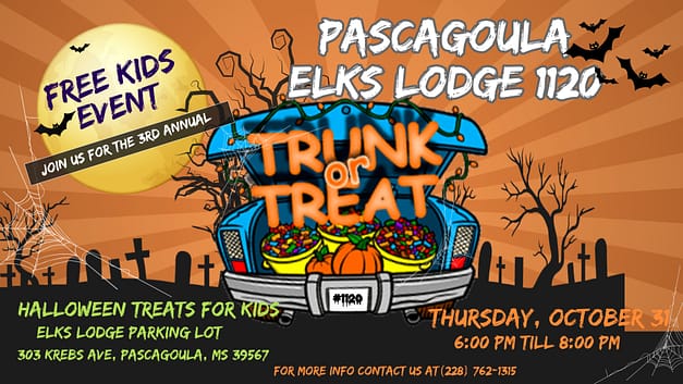 Pascagoula Elks Lodge Trunk-or-Treat