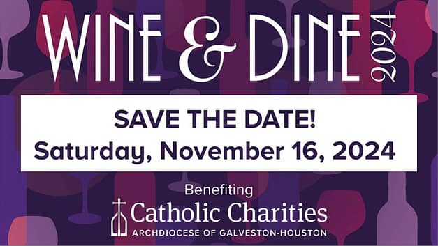 Wine & Dine Fundraiser for Catholic Charities