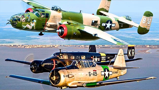 SNJ, JRB & B-25 Warbird Rides
