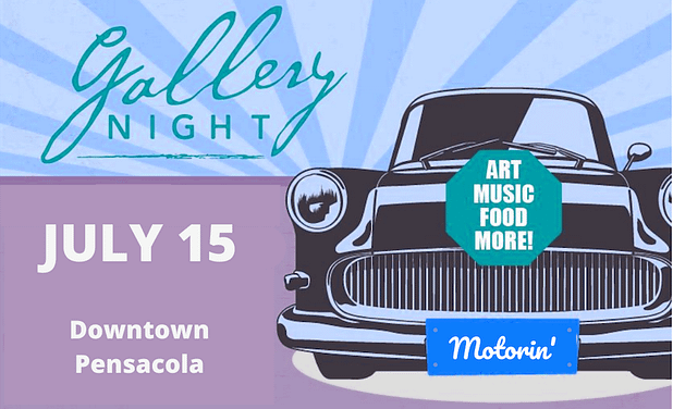 Gallery Night Pensacola – Motorin’ Car Show