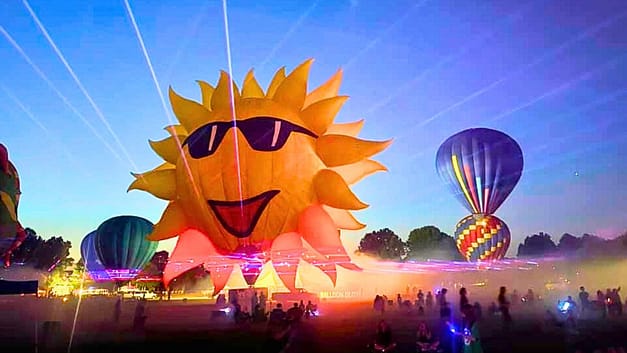 Balloon Glow & Laser Show