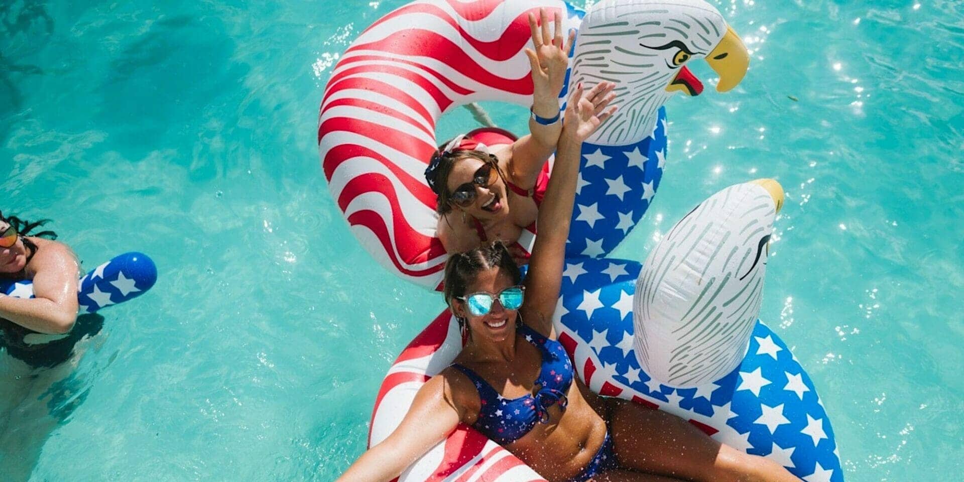Stars, Stripes Poolside Vibes